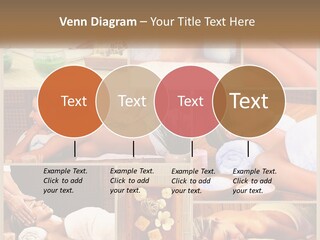 A Collage Of Pictures Of A Woman Getting A Massage PowerPoint Template