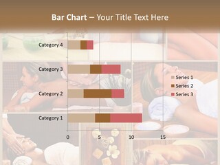 A Collage Of Pictures Of A Woman Getting A Massage PowerPoint Template