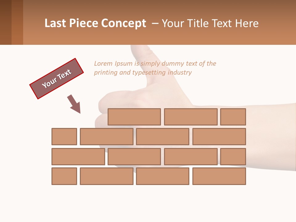 A Person Giving A Thumbs Up Sign PowerPoint Template