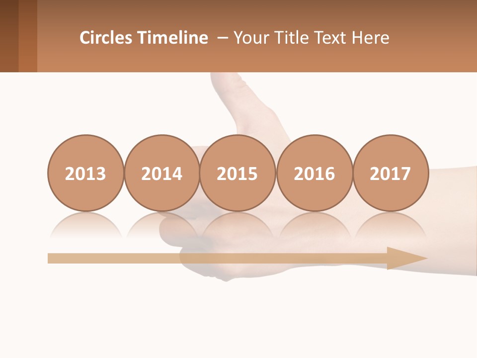 A Person Giving A Thumbs Up Sign PowerPoint Template