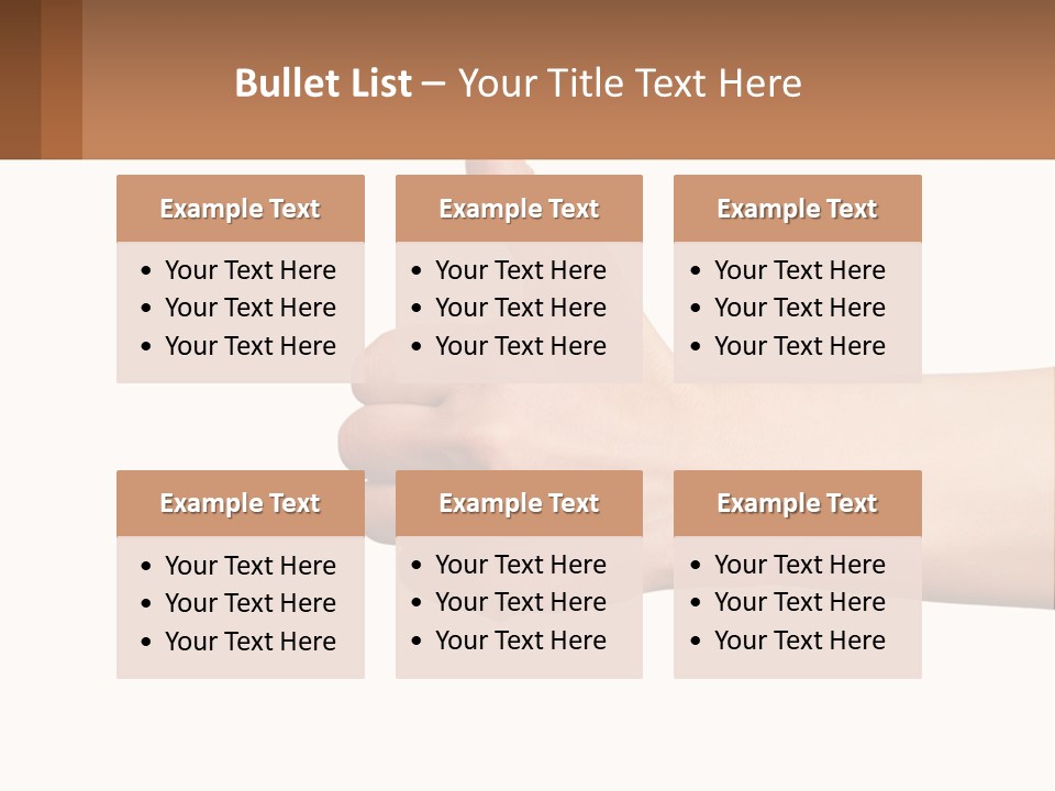 A Person Giving A Thumbs Up Sign PowerPoint Template