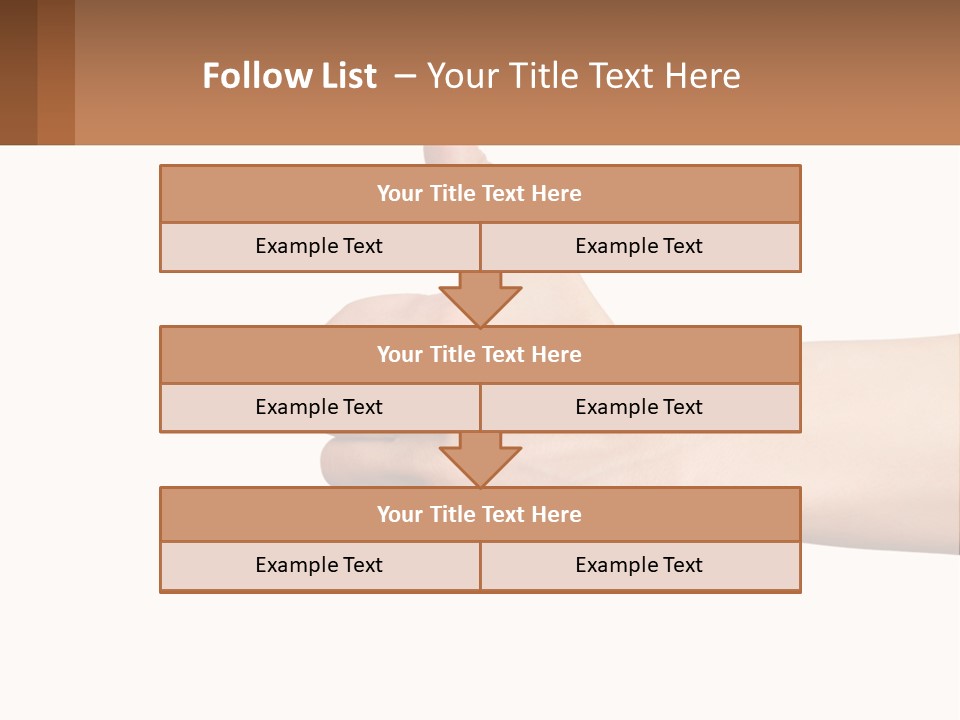 A Person Giving A Thumbs Up Sign PowerPoint Template