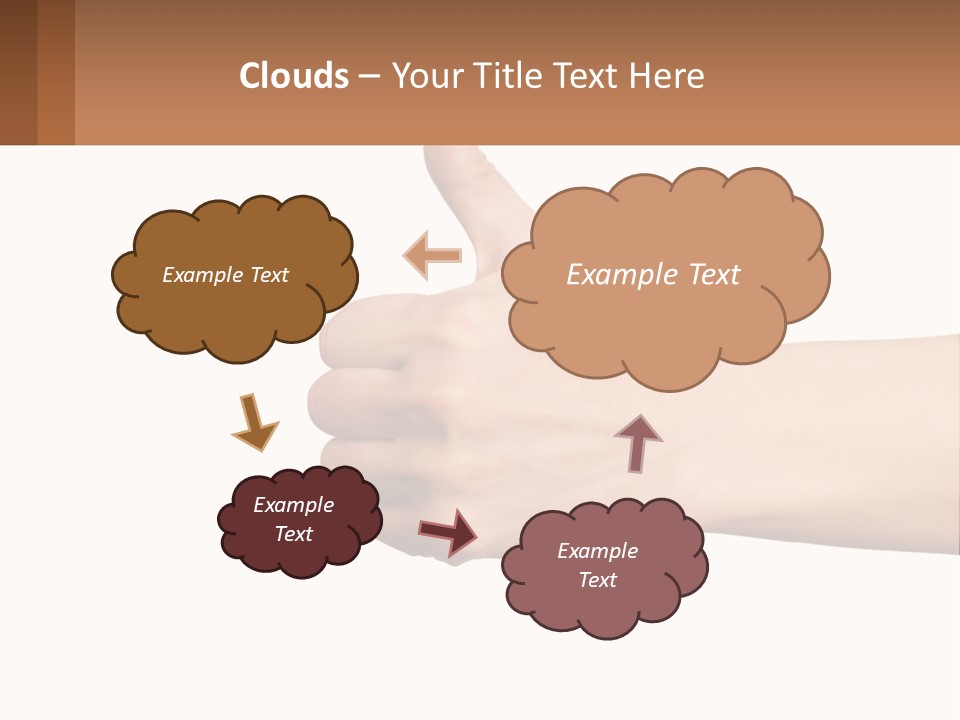 A Person Giving A Thumbs Up Sign PowerPoint Template