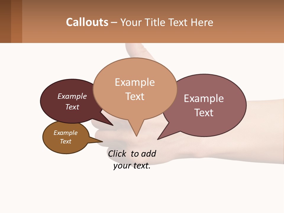 A Person Giving A Thumbs Up Sign PowerPoint Template