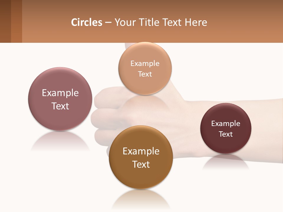 A Person Giving A Thumbs Up Sign PowerPoint Template