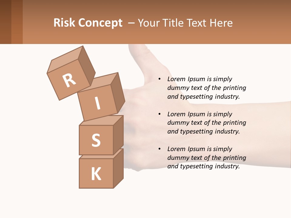 A Person Giving A Thumbs Up Sign PowerPoint Template