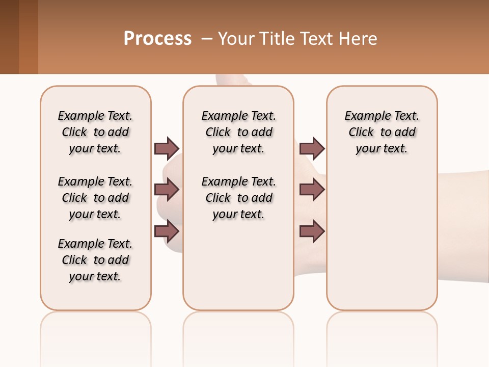 A Person Giving A Thumbs Up Sign PowerPoint Template