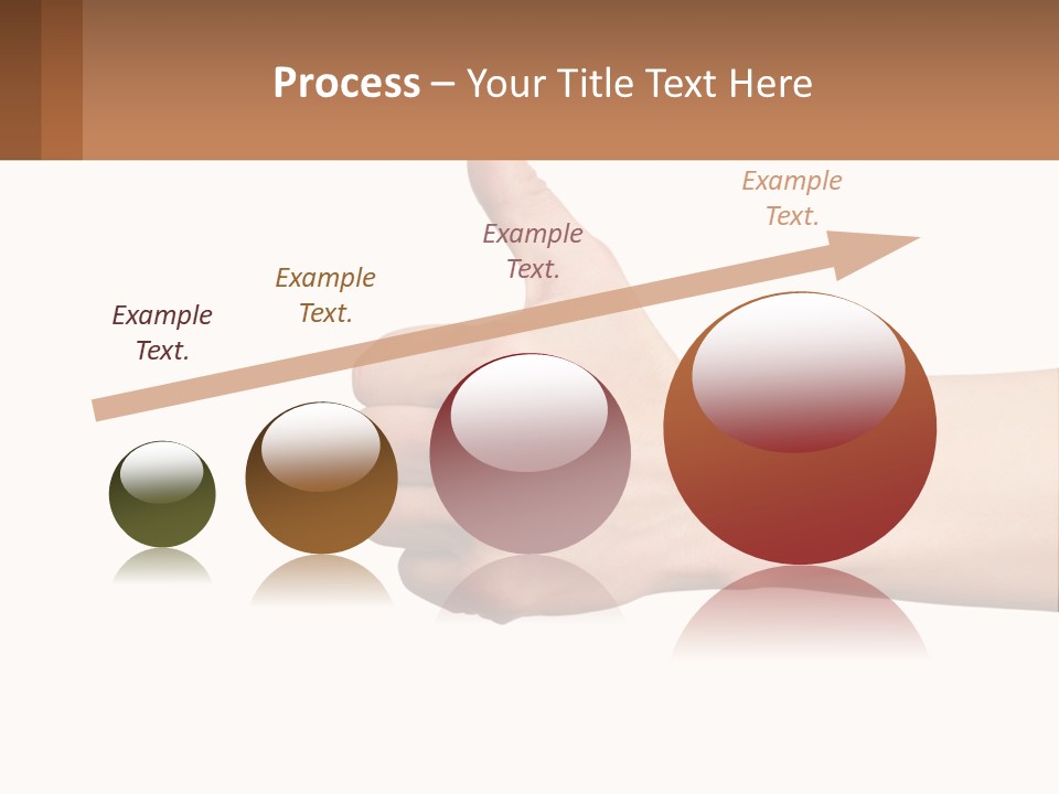 A Person Giving A Thumbs Up Sign PowerPoint Template