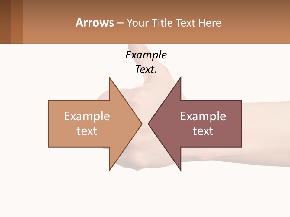 A Person Giving A Thumbs Up Sign PowerPoint Template