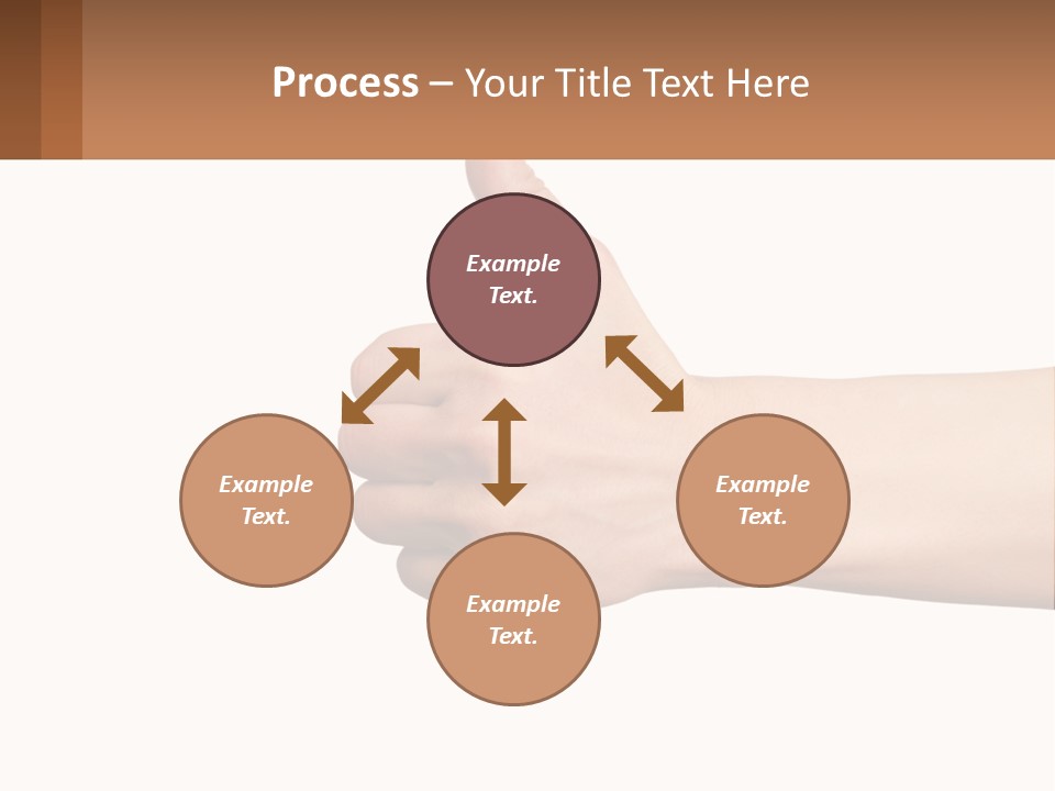 A Person Giving A Thumbs Up Sign PowerPoint Template