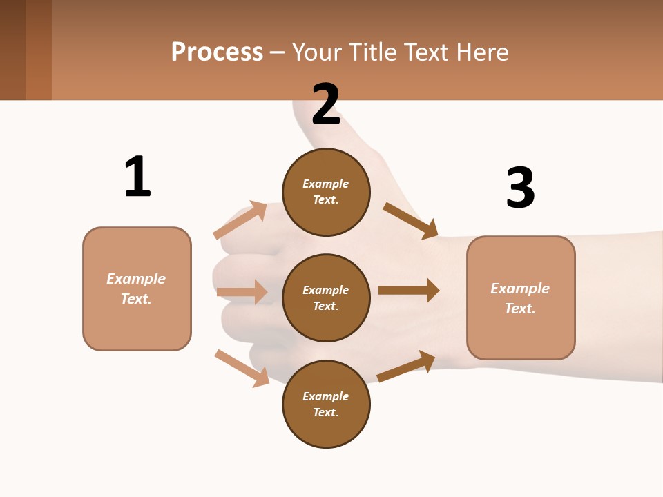 A Person Giving A Thumbs Up Sign PowerPoint Template
