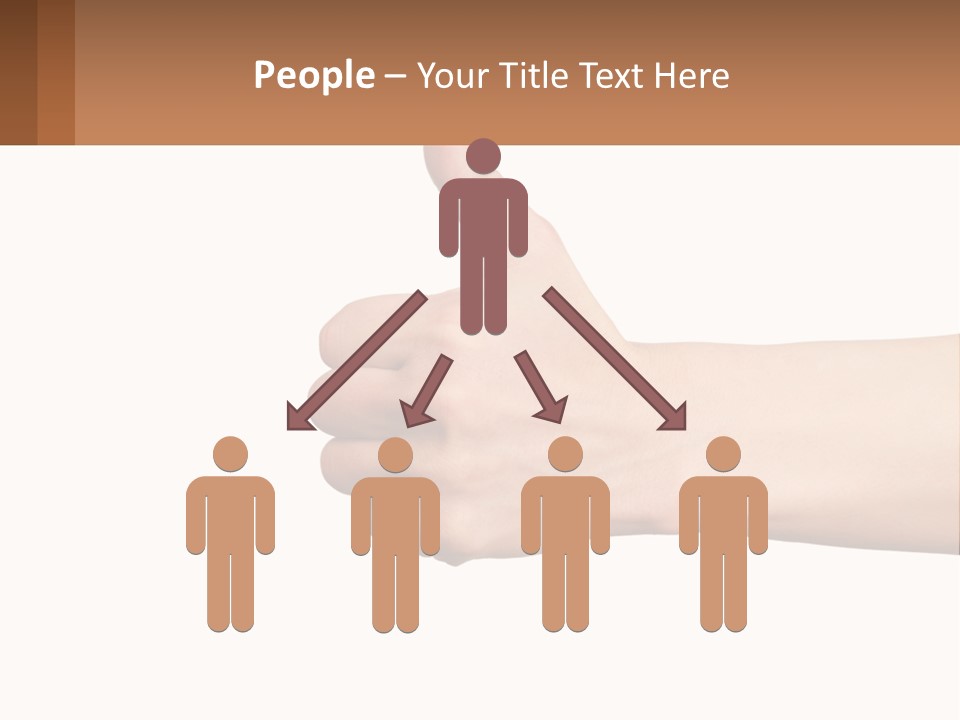 A Person Giving A Thumbs Up Sign PowerPoint Template