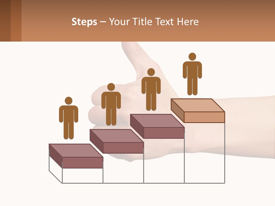 A Person Giving A Thumbs Up Sign PowerPoint Template