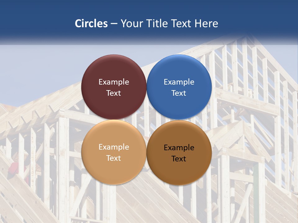 A House Under Construction With A Blue Sky In The Background PowerPoint Template