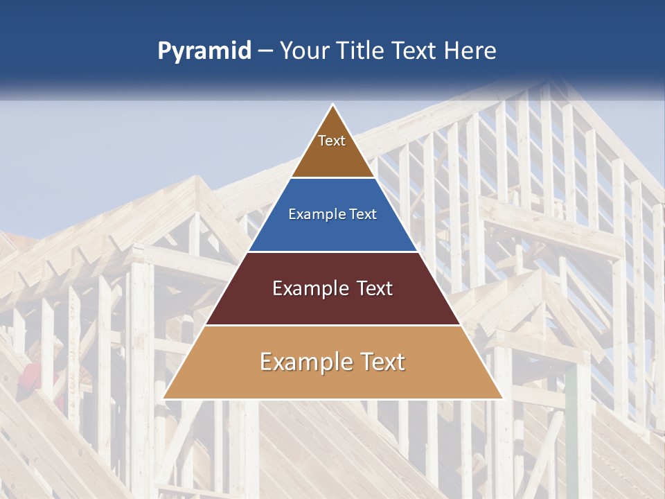 A House Under Construction With A Blue Sky In The Background PowerPoint Template