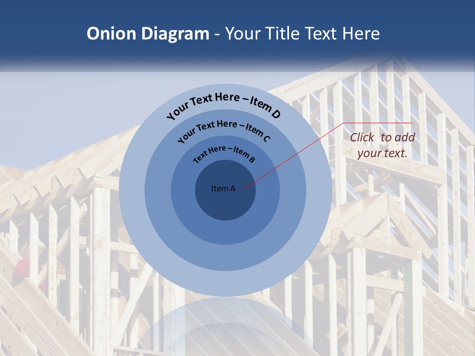 A House Under Construction With A Blue Sky In The Background PowerPoint Template