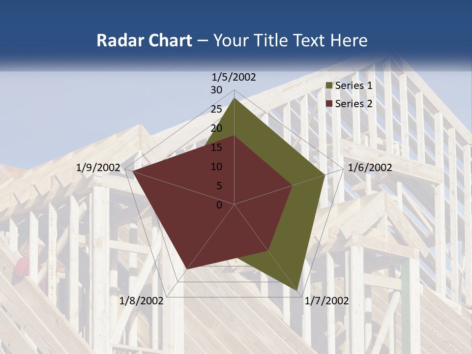 A House Under Construction With A Blue Sky In The Background PowerPoint Template