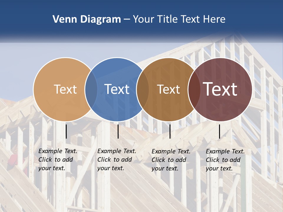 A House Under Construction With A Blue Sky In The Background PowerPoint Template