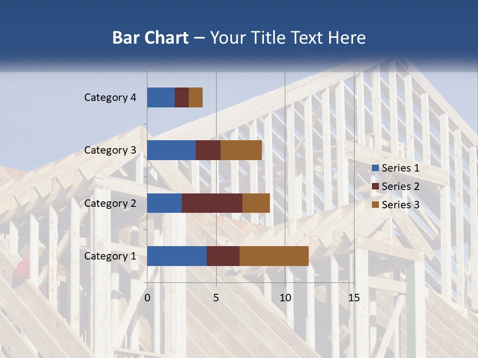 A House Under Construction With A Blue Sky In The Background PowerPoint Template