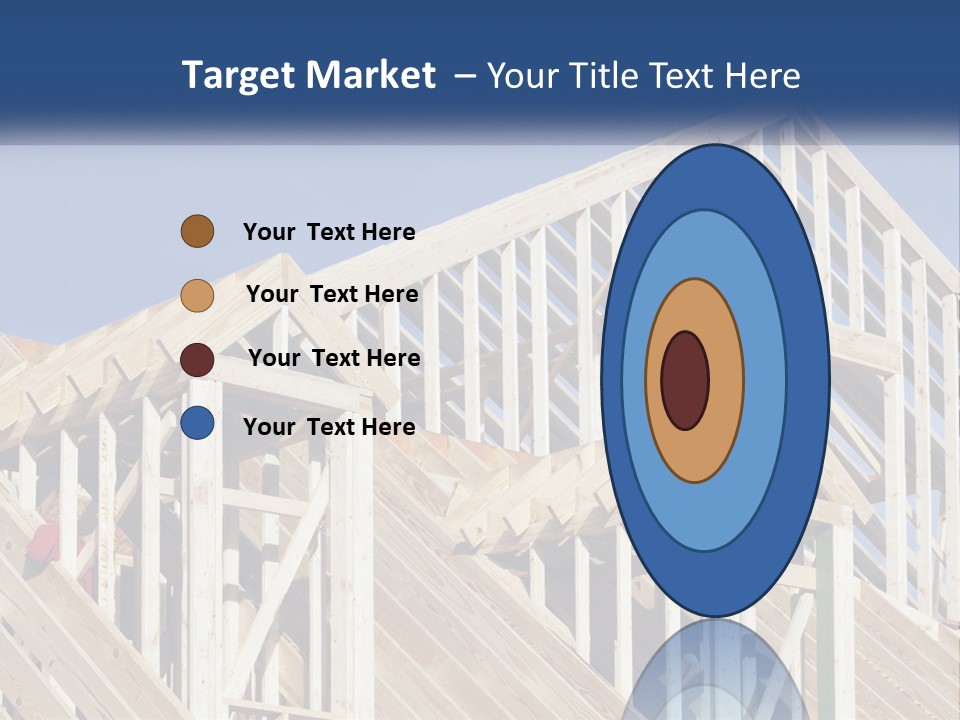 A House Under Construction With A Blue Sky In The Background PowerPoint Template