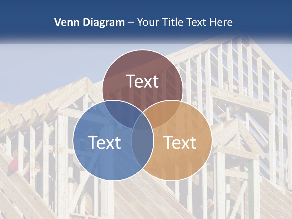 A House Under Construction With A Blue Sky In The Background PowerPoint Template