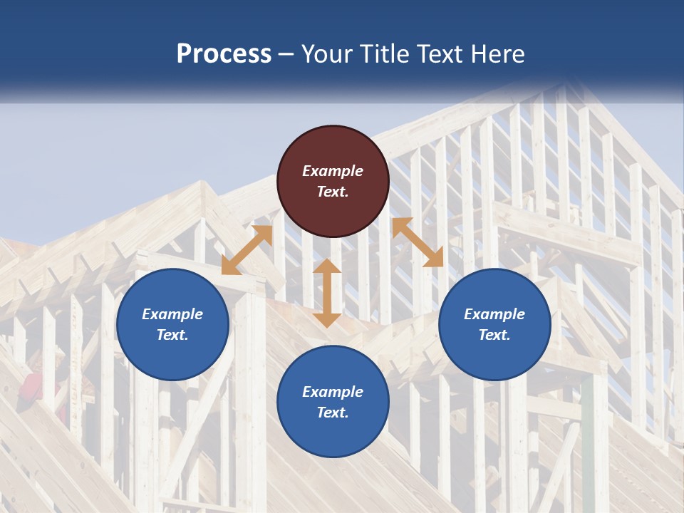 A House Under Construction With A Blue Sky In The Background PowerPoint Template