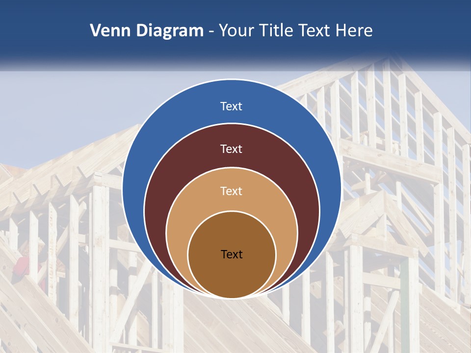 A House Under Construction With A Blue Sky In The Background PowerPoint Template