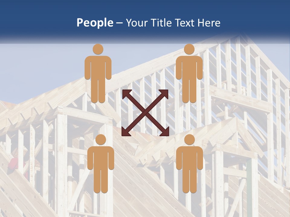 A House Under Construction With A Blue Sky In The Background PowerPoint Template