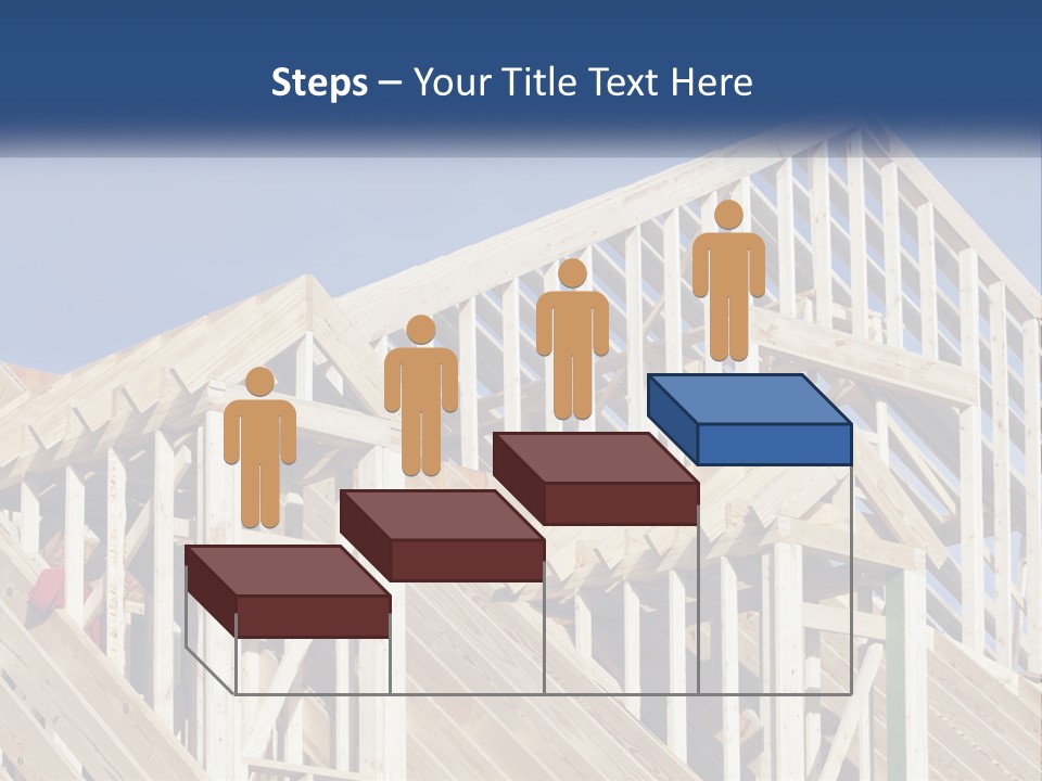 A House Under Construction With A Blue Sky In The Background PowerPoint Template