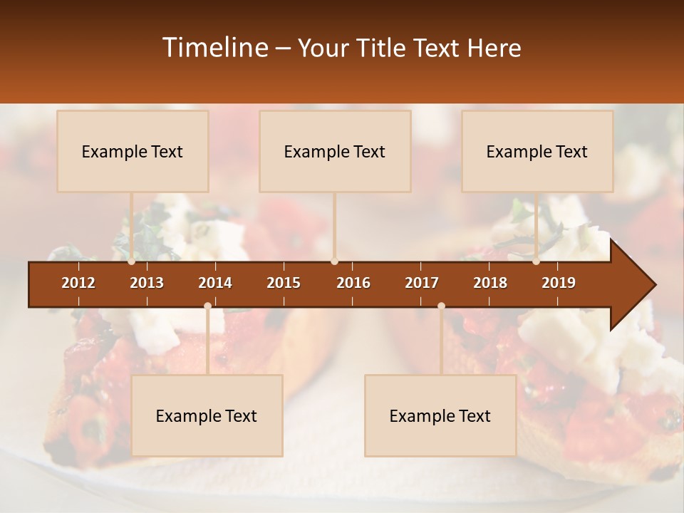 A Close Up Of A Plate Of Food On A Table PowerPoint Template