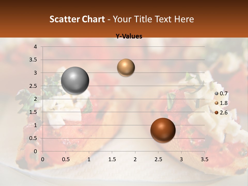 A Close Up Of A Plate Of Food On A Table PowerPoint Template
