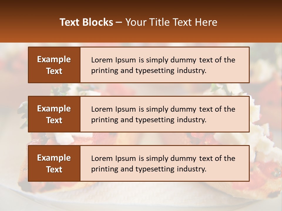 A Close Up Of A Plate Of Food On A Table PowerPoint Template
