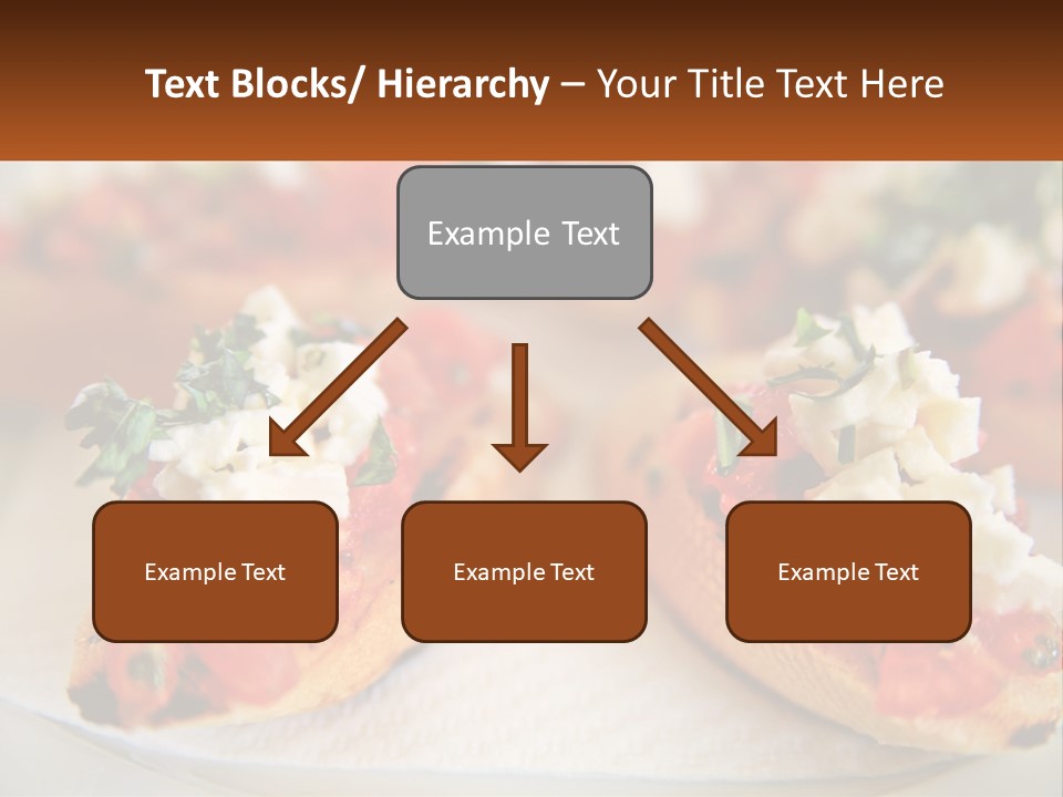 A Close Up Of A Plate Of Food On A Table PowerPoint Template