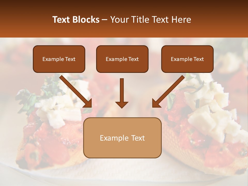A Close Up Of A Plate Of Food On A Table PowerPoint Template
