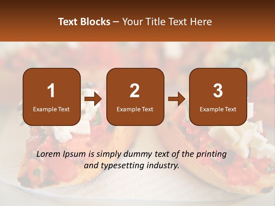 A Close Up Of A Plate Of Food On A Table PowerPoint Template