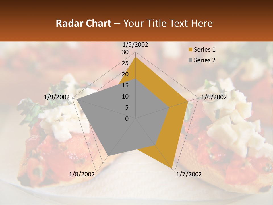 A Close Up Of A Plate Of Food On A Table PowerPoint Template