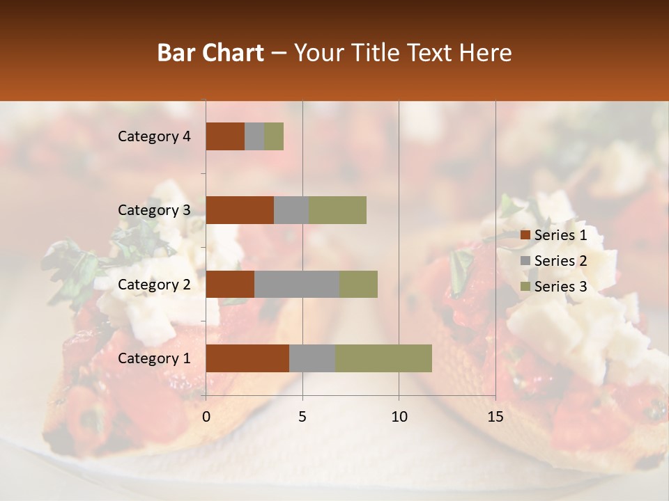 A Close Up Of A Plate Of Food On A Table PowerPoint Template