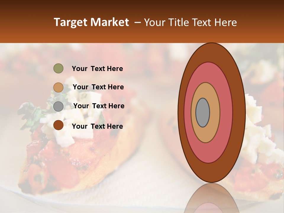 A Close Up Of A Plate Of Food On A Table PowerPoint Template