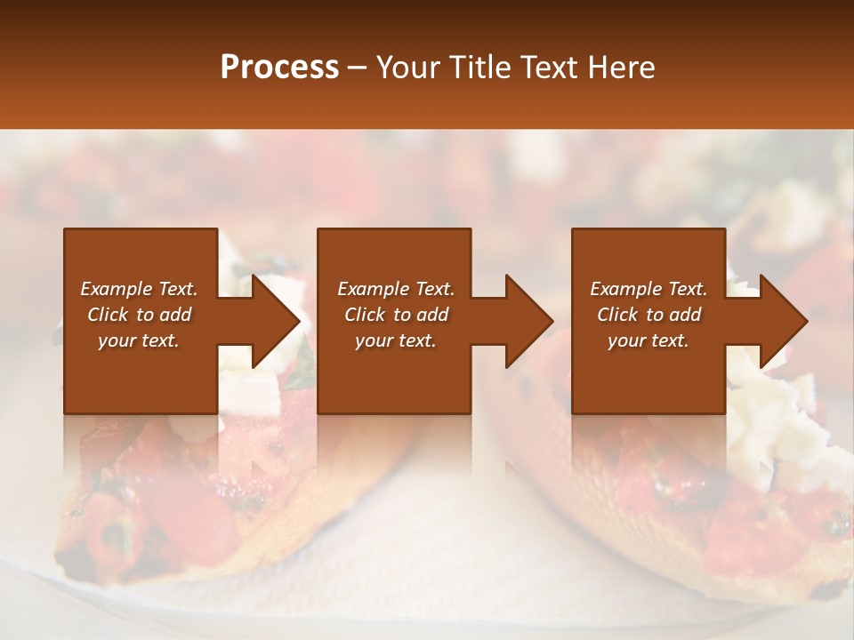 A Close Up Of A Plate Of Food On A Table PowerPoint Template