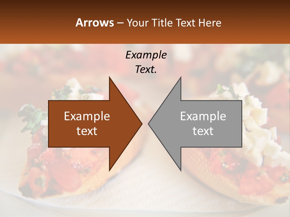 A Close Up Of A Plate Of Food On A Table PowerPoint Template