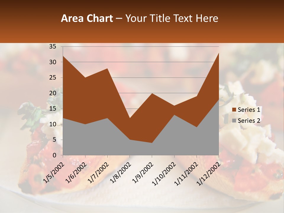 A Close Up Of A Plate Of Food On A Table PowerPoint Template