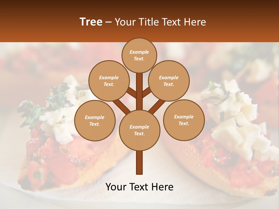 A Close Up Of A Plate Of Food On A Table PowerPoint Template