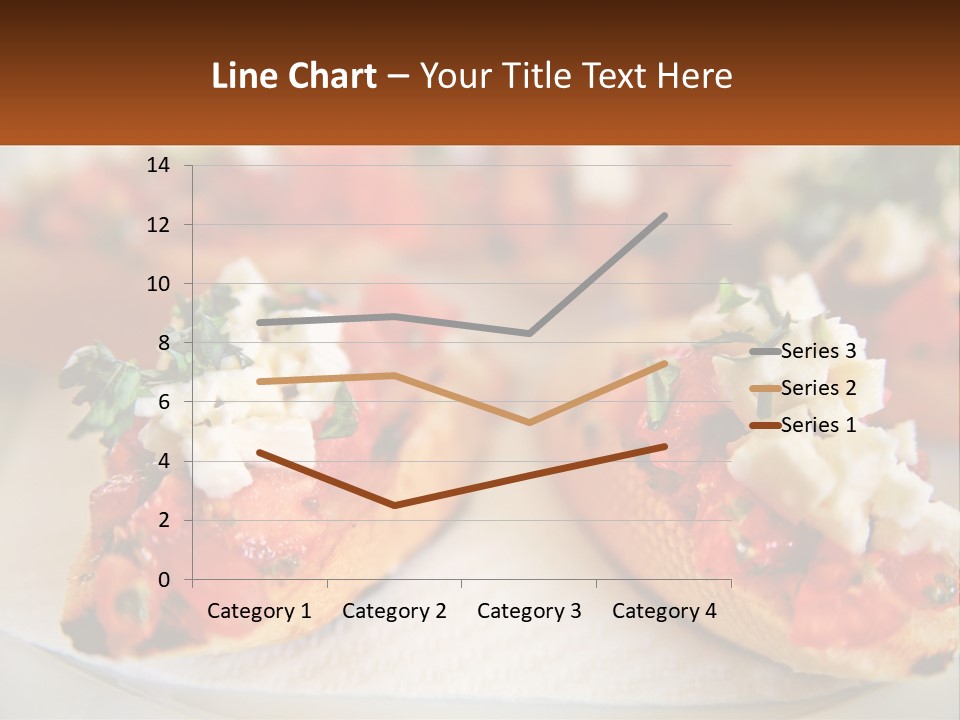 A Close Up Of A Plate Of Food On A Table PowerPoint Template
