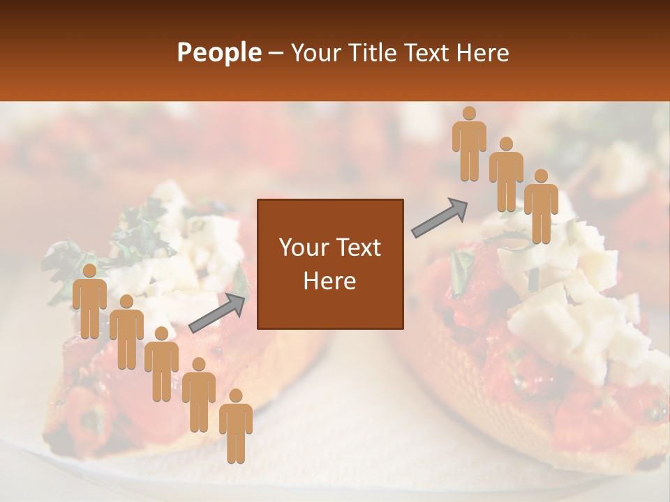 A Close Up Of A Plate Of Food On A Table PowerPoint Template