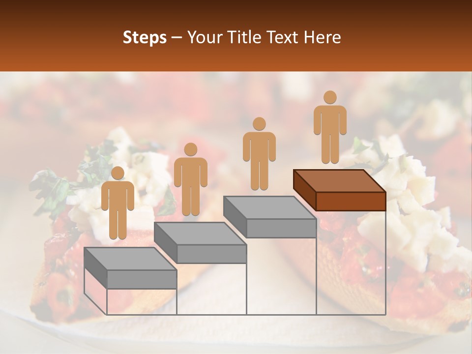 A Close Up Of A Plate Of Food On A Table PowerPoint Template