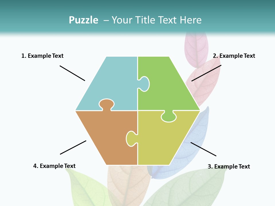 A Colorful Leaf Powerpoint Presentation PowerPoint Template