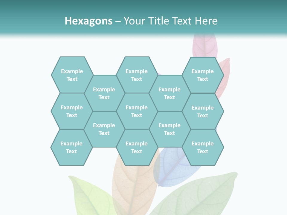 A Colorful Leaf Powerpoint Presentation PowerPoint Template