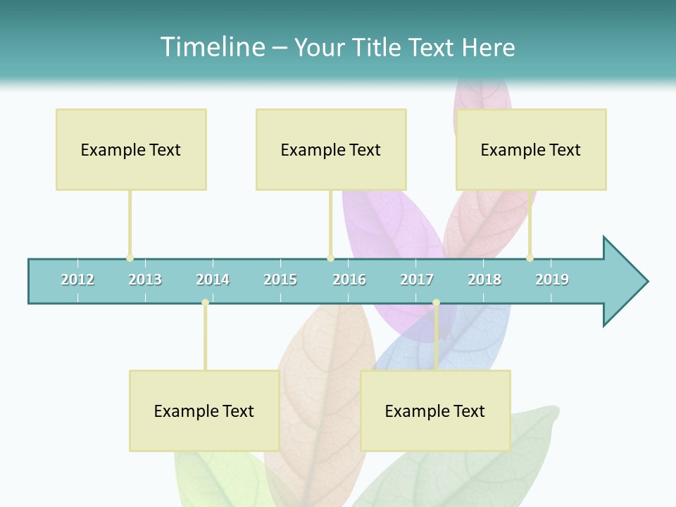 A Colorful Leaf Powerpoint Presentation PowerPoint Template