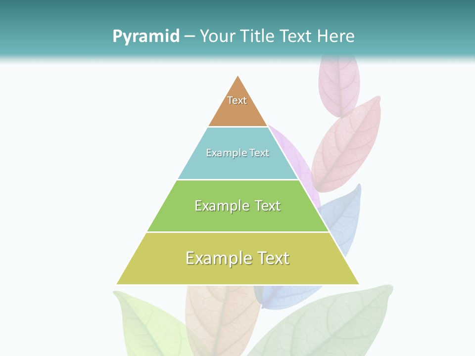 A Colorful Leaf Powerpoint Presentation PowerPoint Template