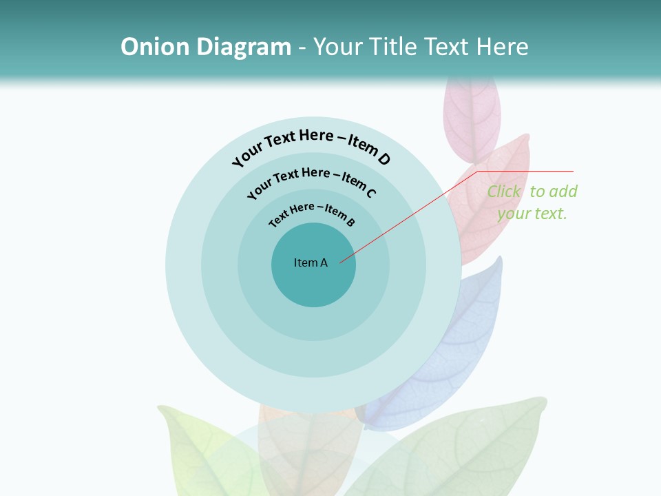 A Colorful Leaf Powerpoint Presentation PowerPoint Template